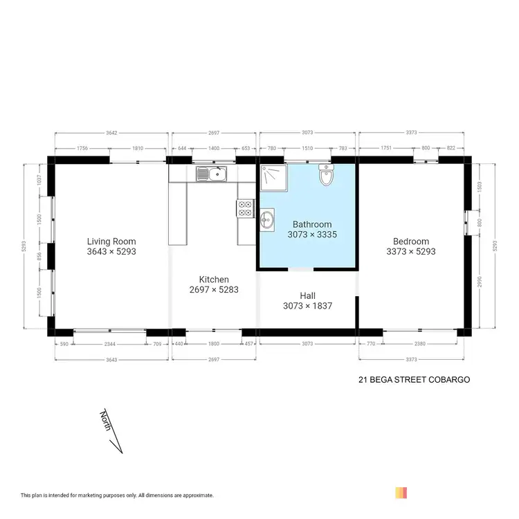 Floorplan of Homely house listing, 21 Bega Street, Cobargo NSW 2550