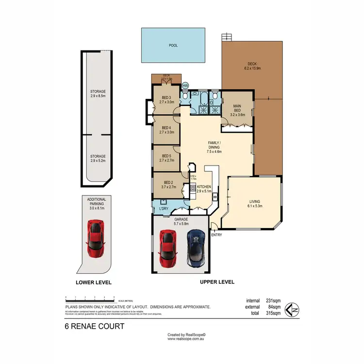 Floorplan of Homely house listing, 6 Renae Court, Eatons Hill QLD 4037