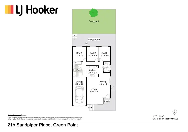 Floorplan of Homely villa listing, 2/21 Sandpiper Place, Green Point NSW 2251
