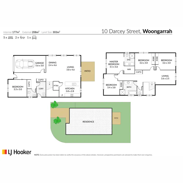 Floorplan of Homely house listing, 10 Darcey Street, Woongarrah NSW 2259