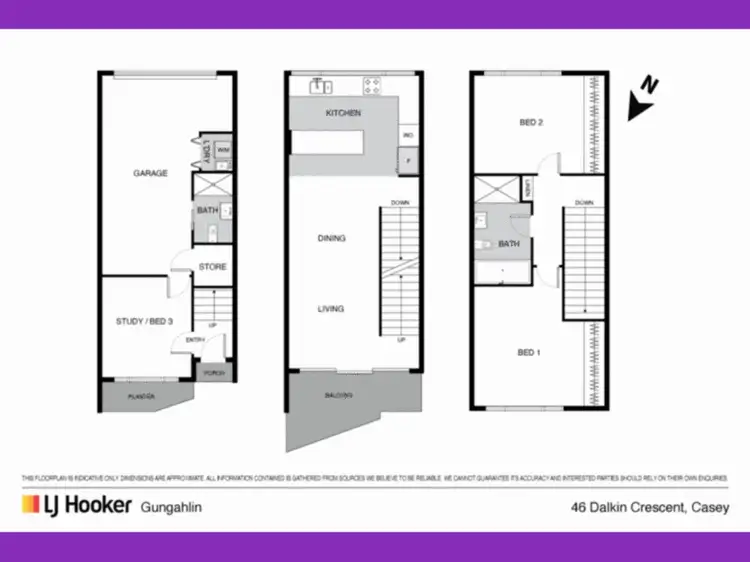 Floorplan of Homely townhouse listing, 8/46 Dalkin Crescent, Casey ACT 2913