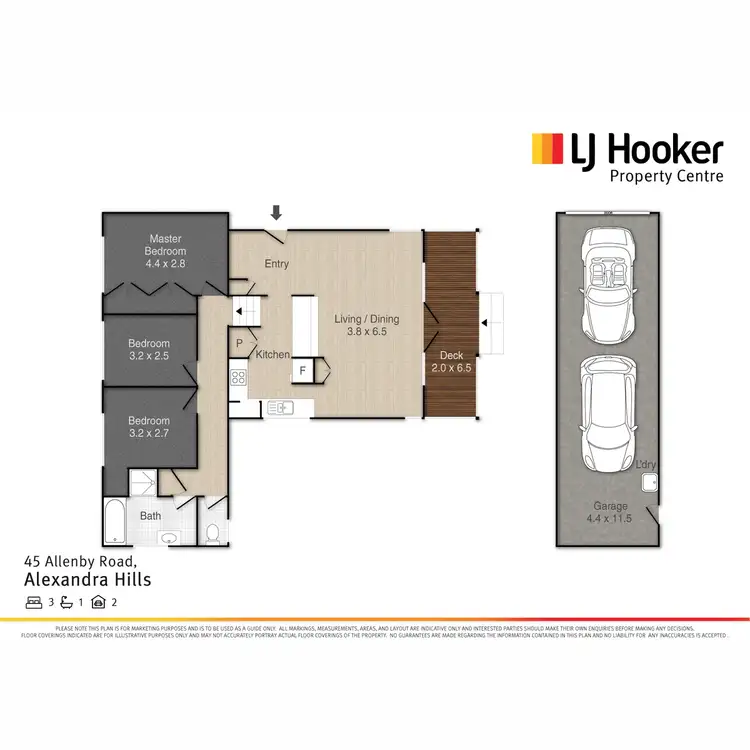 Floorplan of Homely house listing, 45 Allenby Road, Alexandra Hills QLD 4161