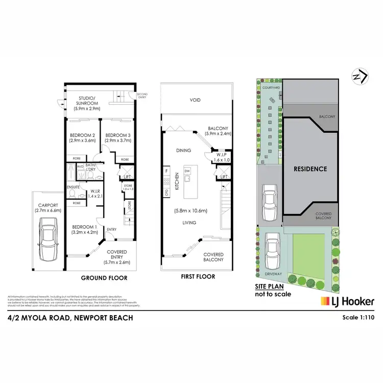 Floorplan of Homely house listing, 4/2 Myola Road, Newport NSW 2106