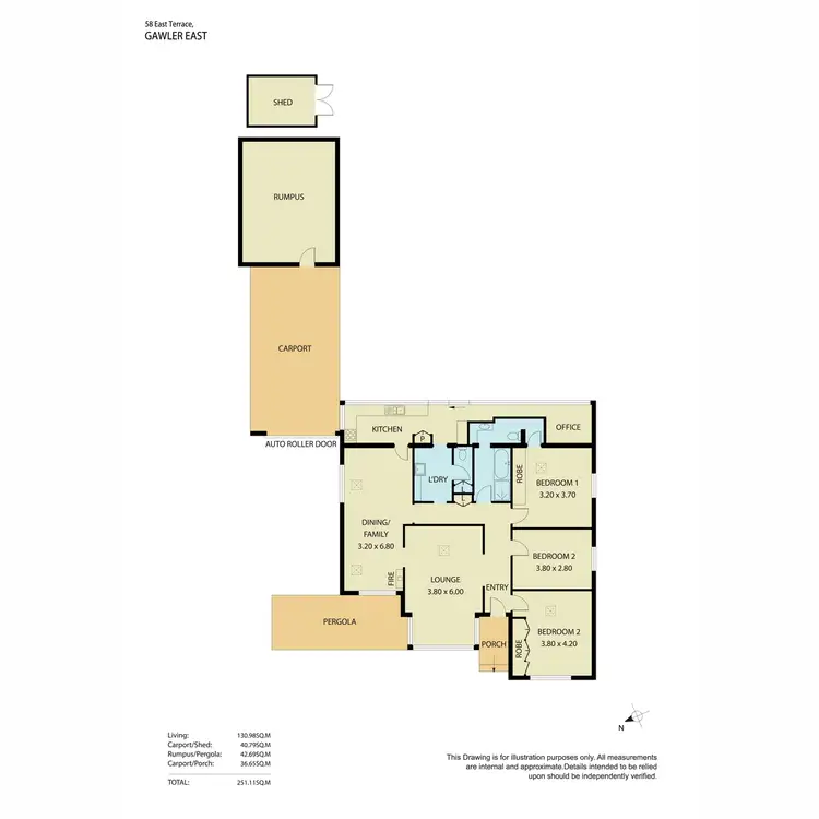 Floorplan of Homely house listing, 58 East Terrace, Gawler East SA 5118