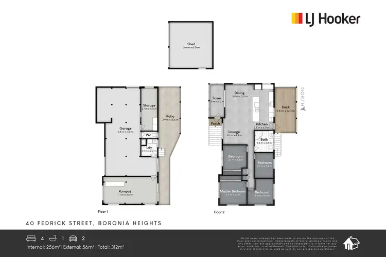 Floorplan of Homely house listing, 40 Fedrick Street, Boronia Heights QLD 4124