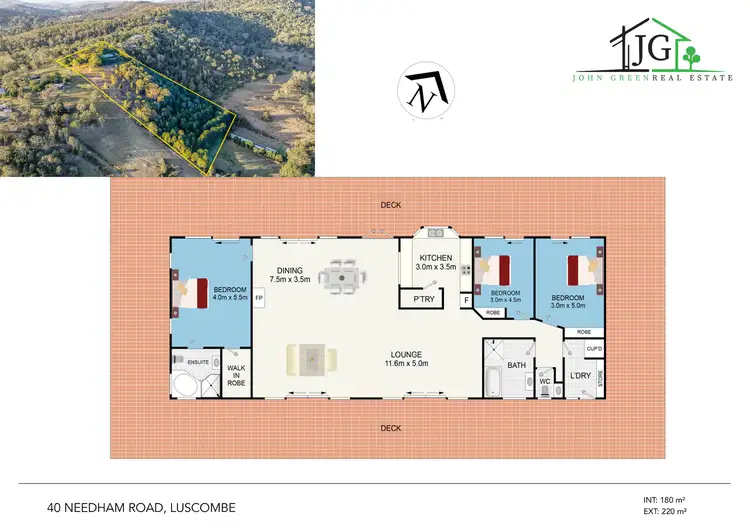 Floorplan of Homely rural property listing, 40 Needham Road, Luscombe QLD 4207