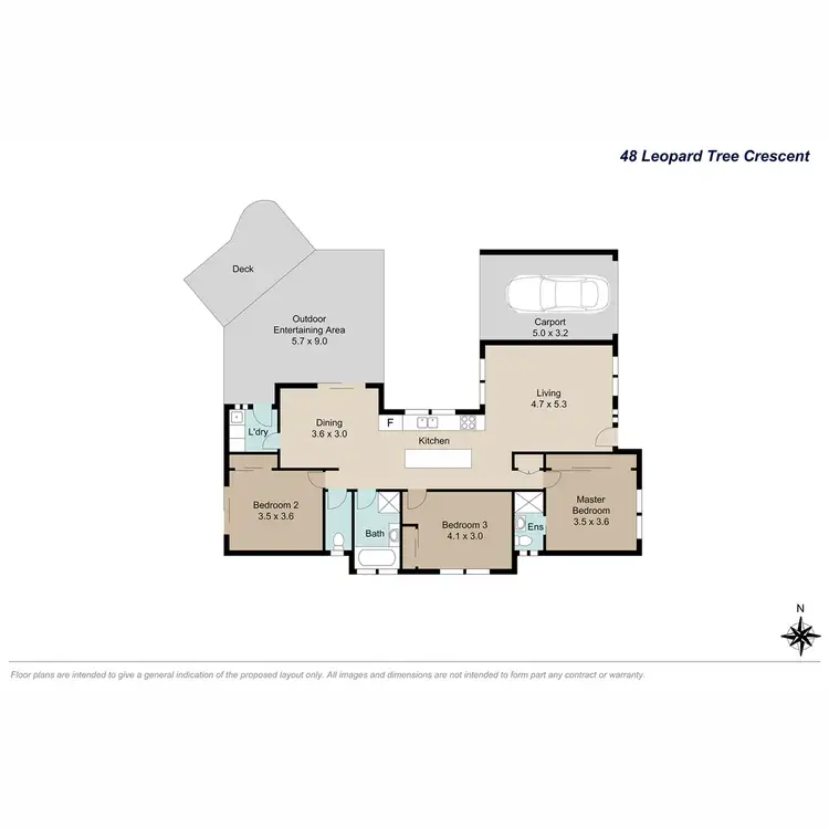 Floorplan of Homely house listing, 48 Leopard Tree Crescent, Sinnamon Park QLD 4073