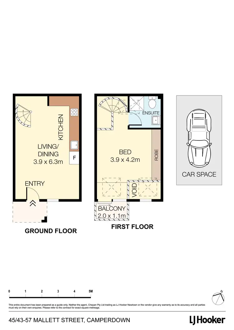 Floorplan of Homely apartment listing, 45/43 Mallett Street, Camperdown NSW 2050