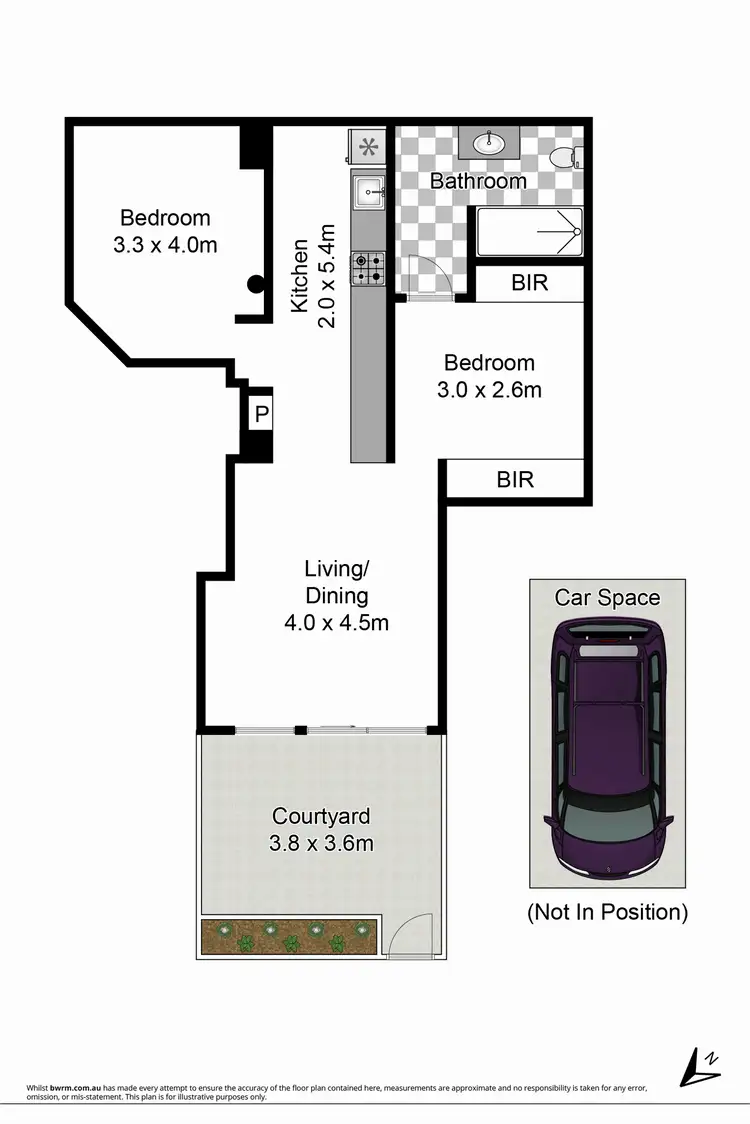 Floorplan of Homely unit listing, 76/450 Pacific Highway, Lane Cove NSW 2066