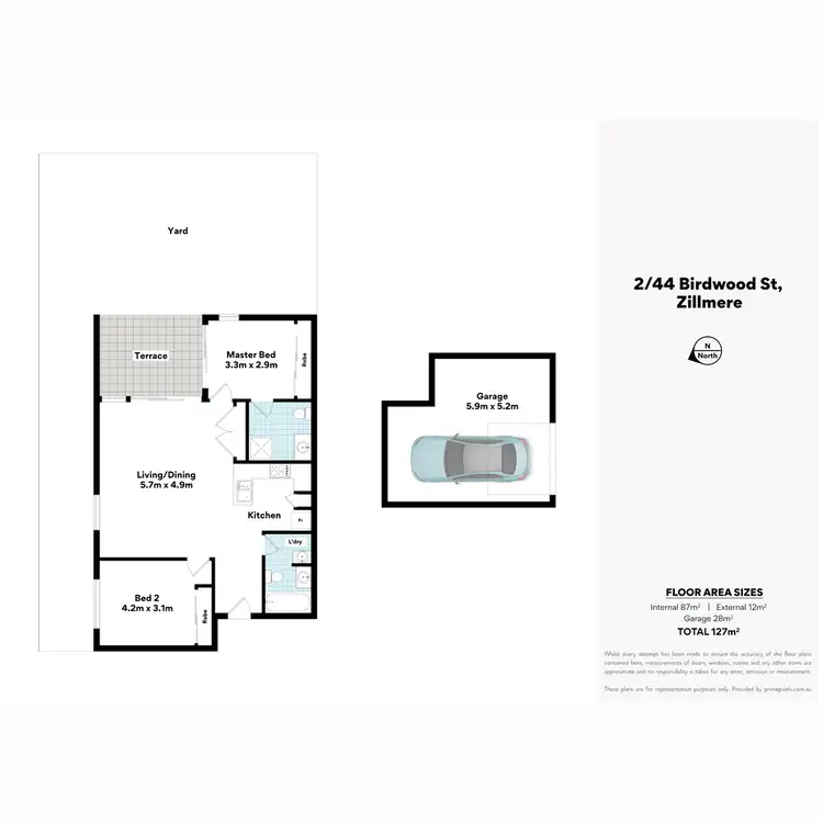 Floorplan of Homely apartment listing, 2/44 Birdwood Street, Zillmere QLD 4034