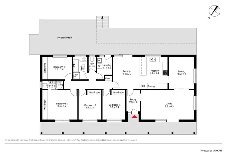Floorplan of Homely house listing, 14 Cracknell Street, Monash ACT 2904