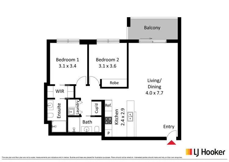 Floorplan of Homely apartment listing, 59/241 Flemington Road, Franklin ACT 2913