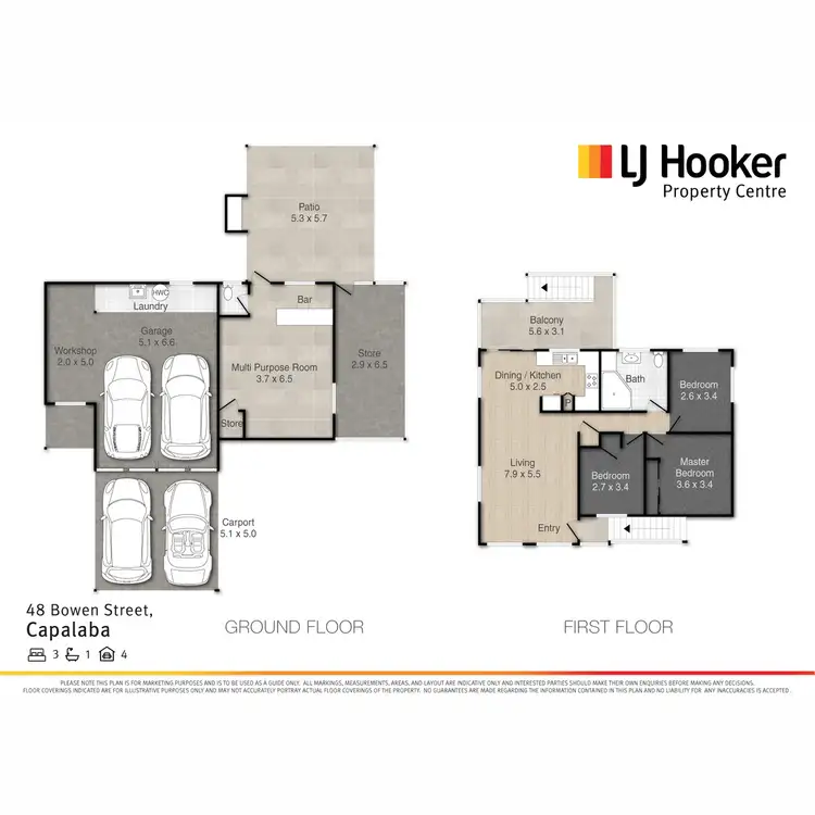 Floorplan of Homely house listing, 48 Bowen Street, Capalaba QLD 4157
