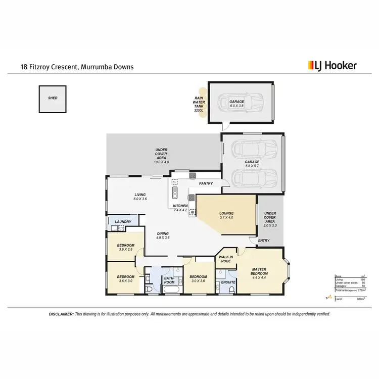 Floorplan of Homely house listing, 18 Fitzroy Crescent, Murrumba Downs QLD 4503