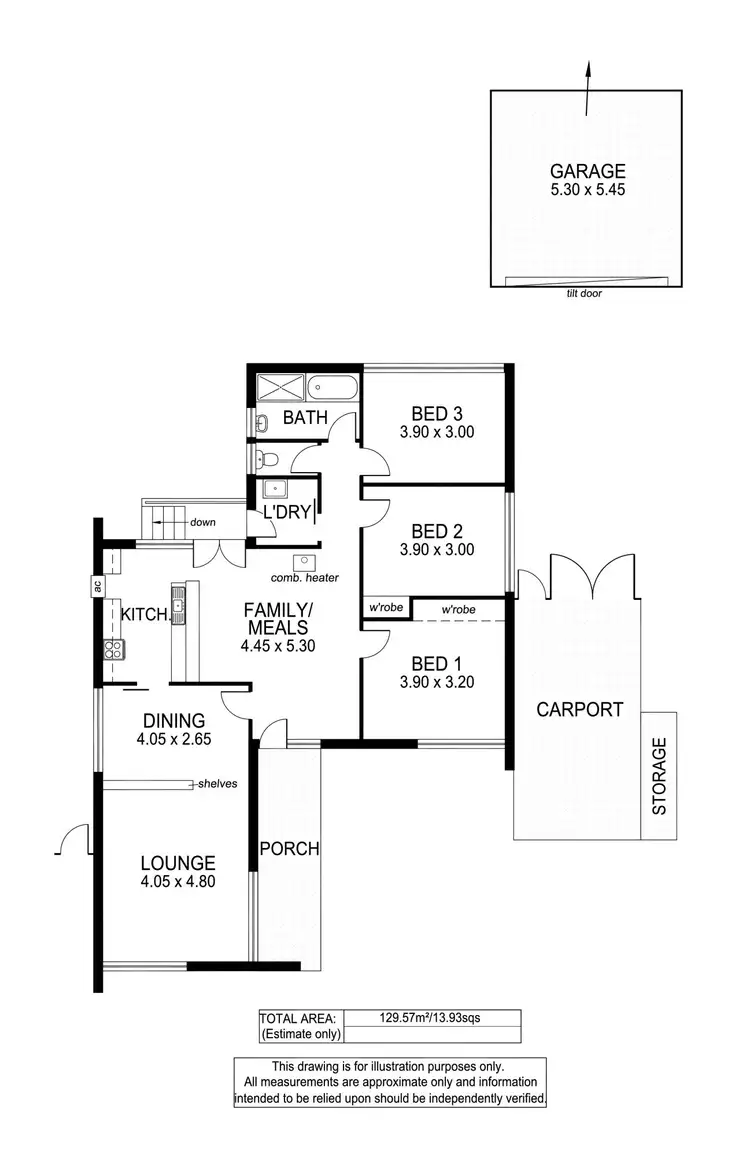 Floorplan of Homely house listing, 23 Hawthorndene Drive, Glenalta SA 5052