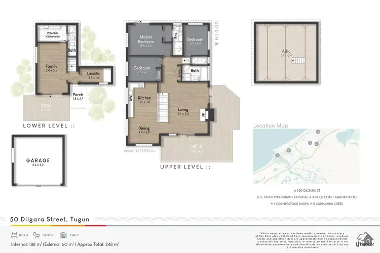 Floorplan of Homely house listing, 50 Dilgara Street, Tugun QLD 4224