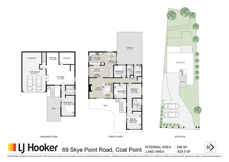 Floorplan of Homely house listing, 69 Skye Point Road, Coal Point NSW 2283