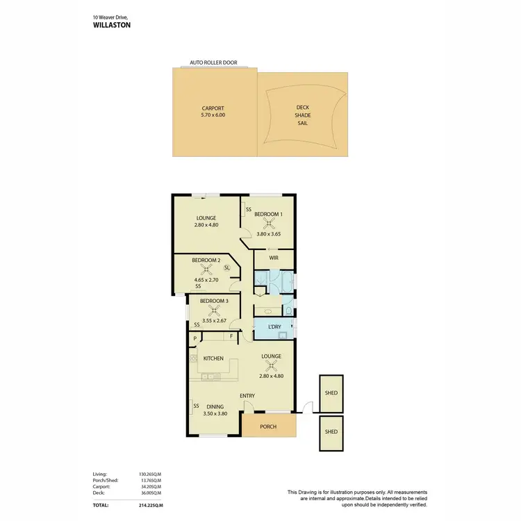 Floorplan of Homely house listing, 10 Weaver Drive, Willaston SA 5118