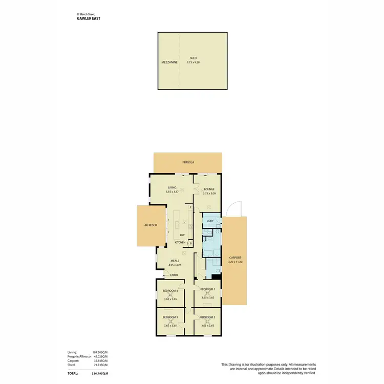 Floorplan of Homely house listing, 37 Blanch Street, Gawler East SA 5118