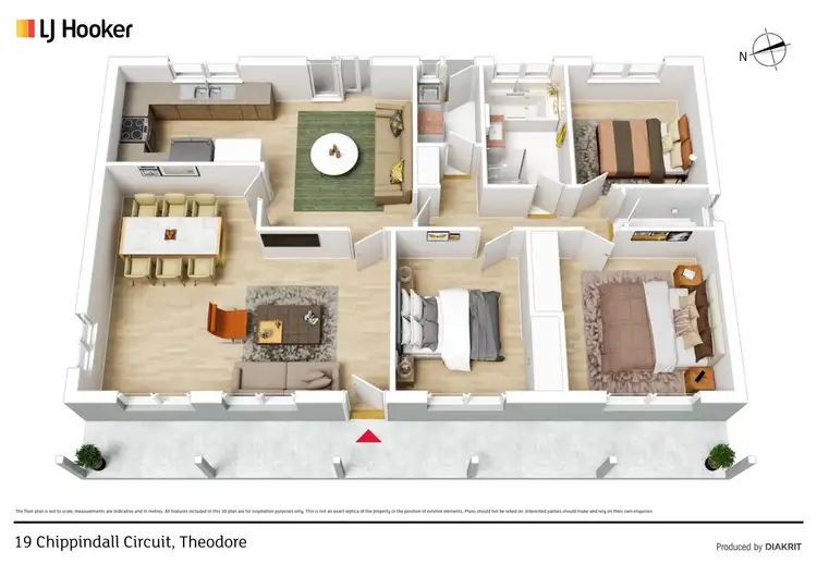 Floorplan of Homely house listing, 19 Chippindall Circuit, Theodore ACT 2905