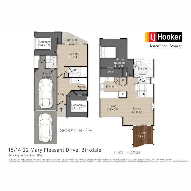 Floorplan of Homely townhouse listing, 18/14-22 Mary Pleasant Drive, Birkdale QLD 4159
