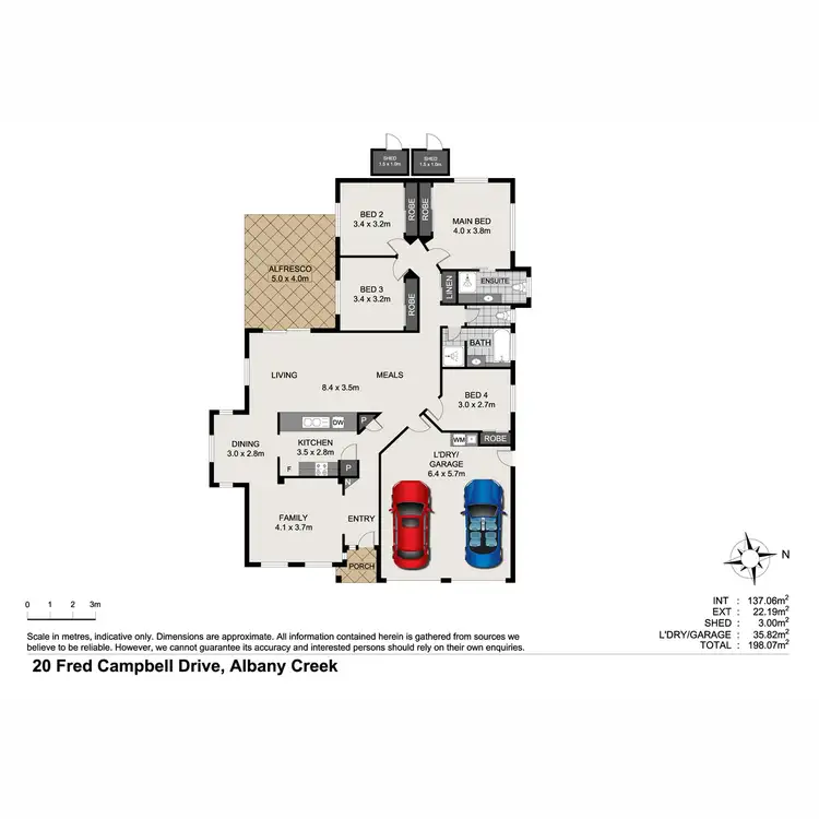 Floorplan of Homely house listing, 20 Fred Campbell Drive, Albany Creek QLD 4035