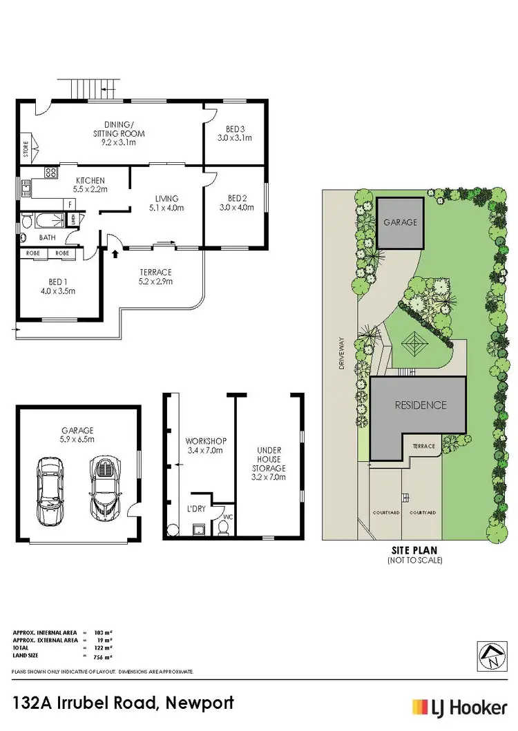 Floorplan of Homely house listing, 132a Irrubel Road, Newport NSW 2106