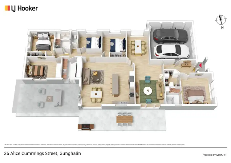 Floorplan of Homely house listing, 26 Alice Cummins Street, Gungahlin ACT 2912