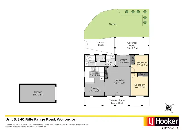 Floorplan of Homely unit listing, Unit 3/8-10 Rifle Range Road, Wollongbar NSW 2477