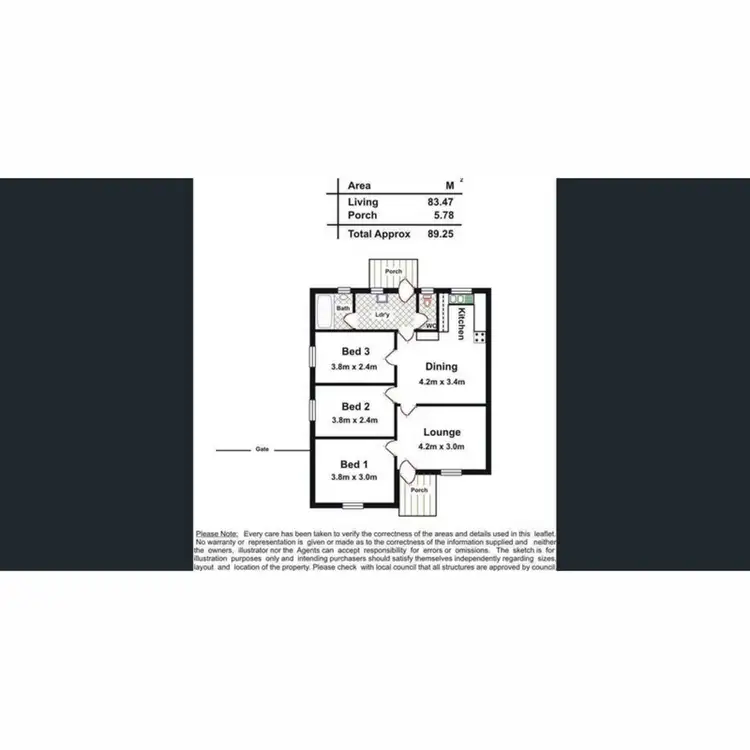 Floorplan of Homely house listing, 10 Rowe Street, Davoren Park SA 5113