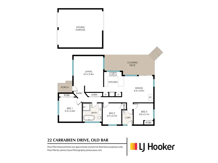 Floorplan of Homely house listing, 22 Carrabeen Drive, Old Bar NSW 2430