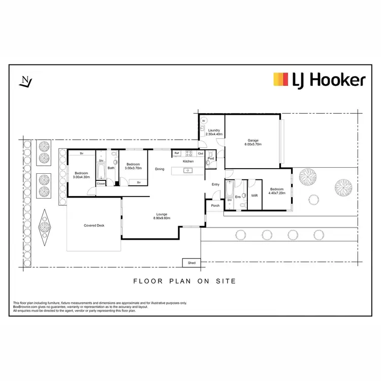 Floorplan of Homely house listing, 44 Signature Boulevard, Sanctuary Lakes VIC 3030