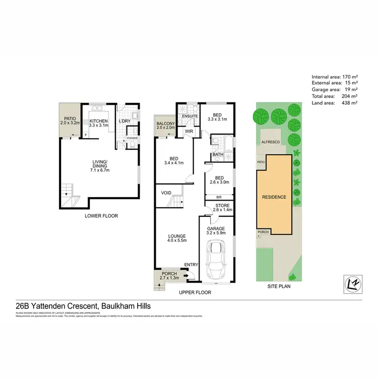 Floorplan of Homely house listing, 26B Yattenden Crescent, Baulkham Hills NSW 2153