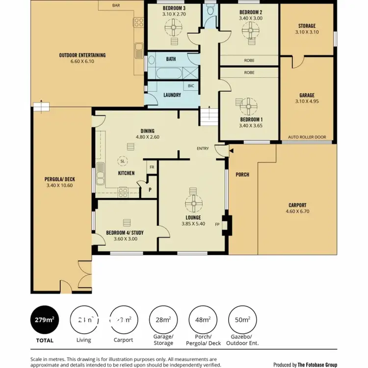 Floorplan of Homely house listing, 74 Perseverance Road, Vista SA 5091