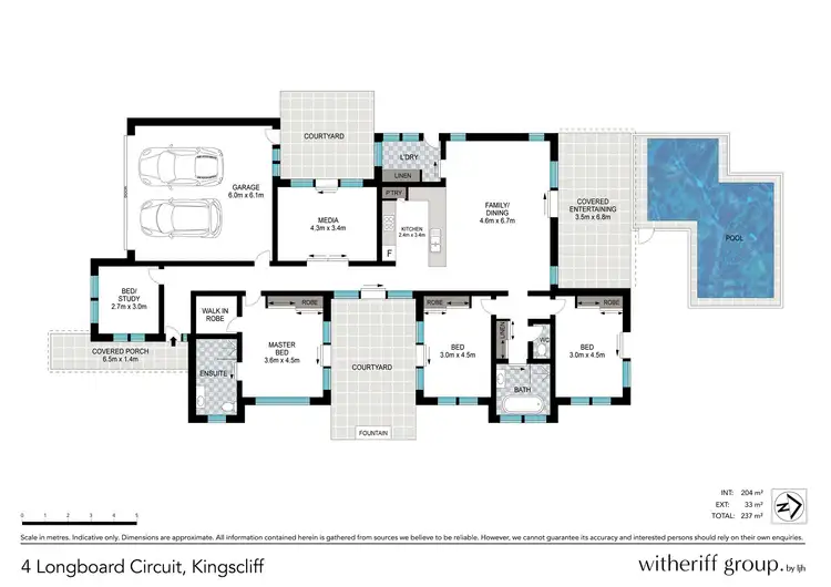 Floorplan of Homely house listing, 4 Longboard Circuit, Kingscliff NSW 2487