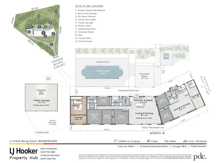 Floorplan of Homely house listing, 4 Frank Burg Court, Worongary QLD 4213
