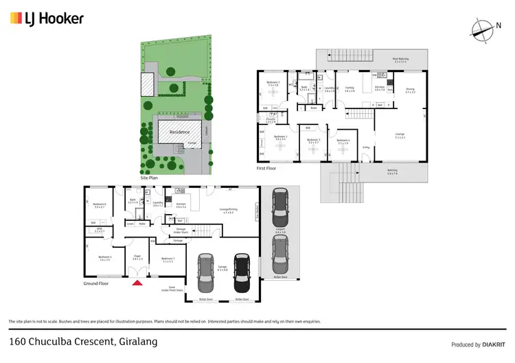 Floorplan of Homely house listing, 160 Chuculba Crescent, Giralang ACT 2617