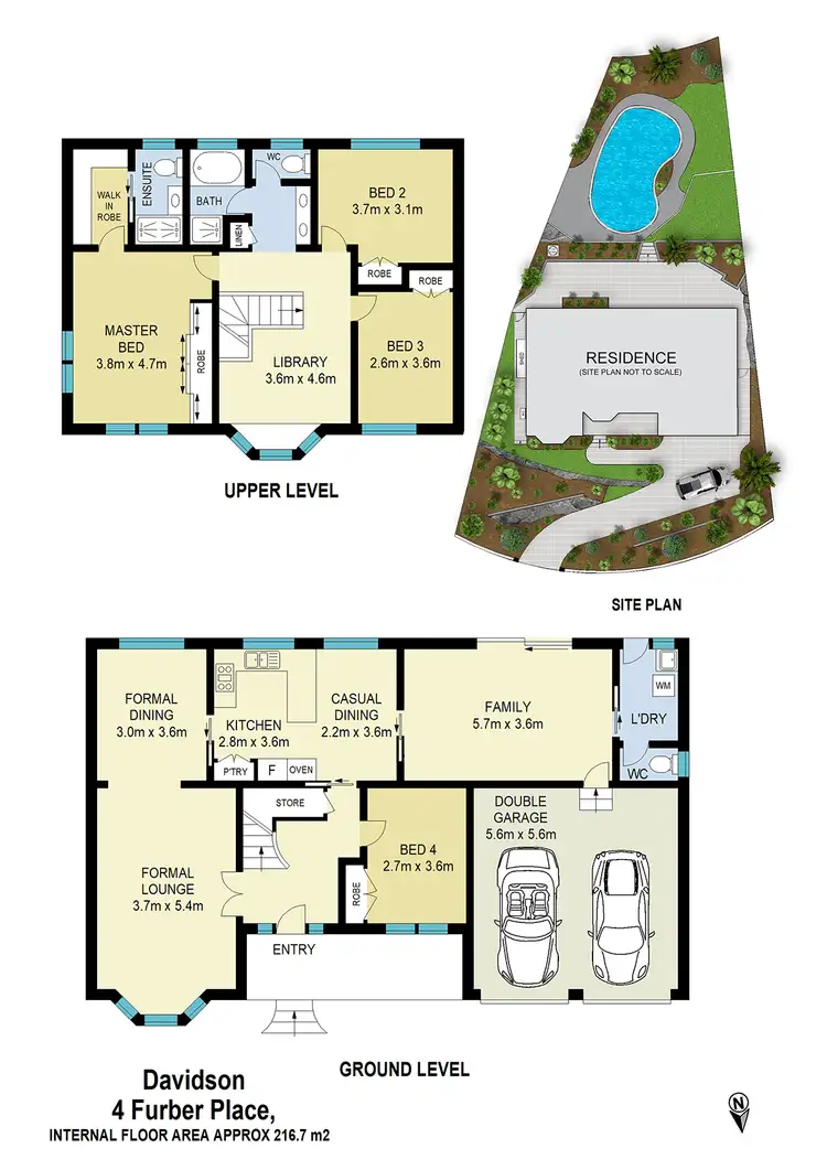 Floorplan of Homely house listing, 4 Furber Place, Davidson NSW 2085