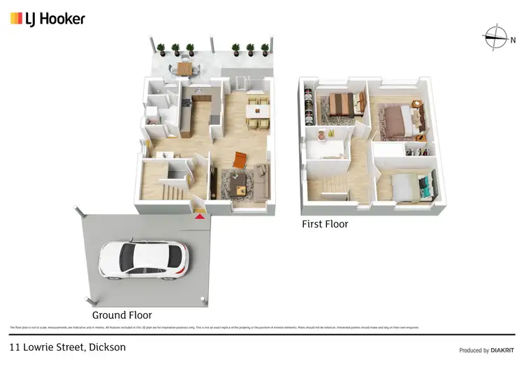 Floorplan of Homely house listing, 11 Lowrie Street, Dickson ACT 2602