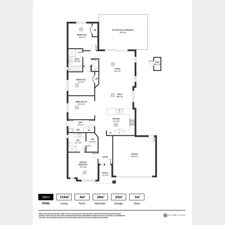 Floorplan of Homely house listing, 64 Admiralty Circuit, Smithfield SA 5114