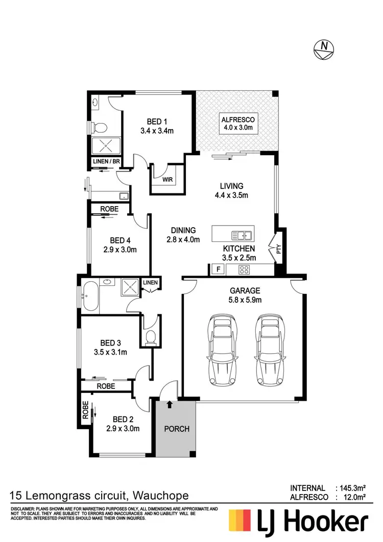 Floorplan of Homely house listing, 15 Lemongrass Circuit, Yippin Creek NSW 2446