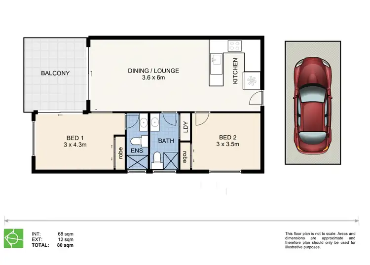 Floorplan of Homely unit listing, Unit 6/21 Yeronga Street, Yeronga QLD 4104
