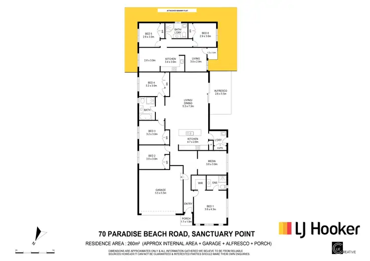 Floorplan of Homely house listing, 70 Paradise Beach Road, Sanctuary Point NSW 2540