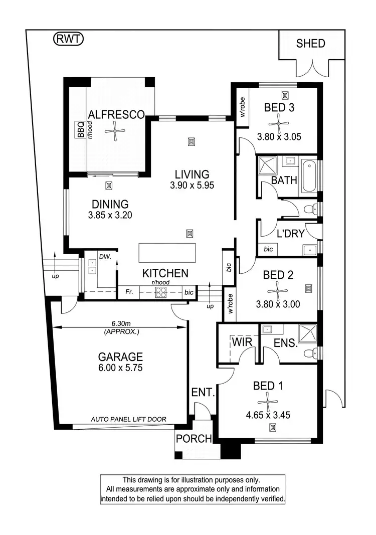 Floorplan of Homely house listing, 5A Clifford Street, South Brighton SA 5048