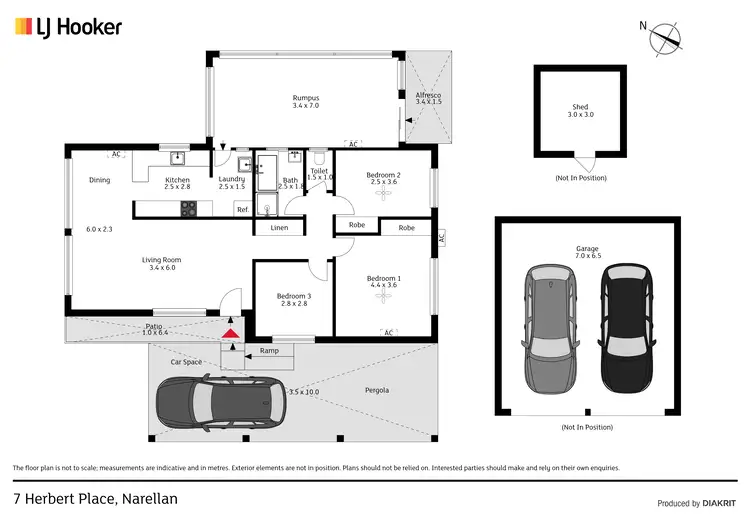 Floorplan of Homely house listing, 7 Herbert Place, Narellan NSW 2567