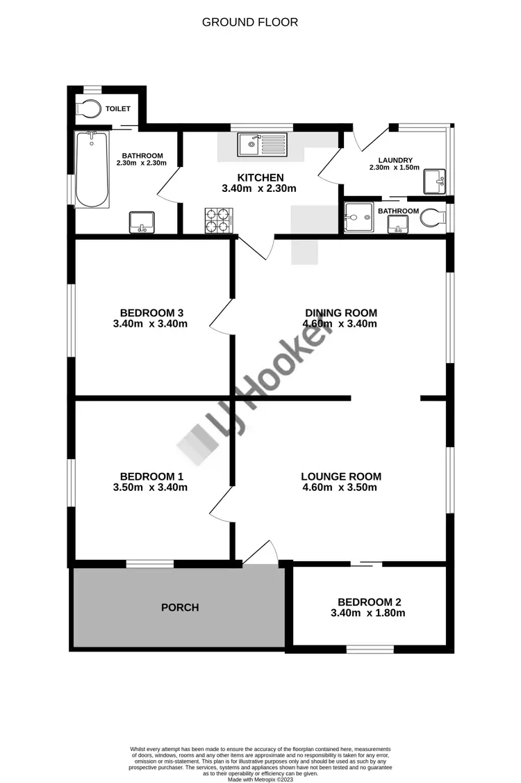 Floorplan of Homely house listing, 25 Long Street, Cessnock NSW 2325