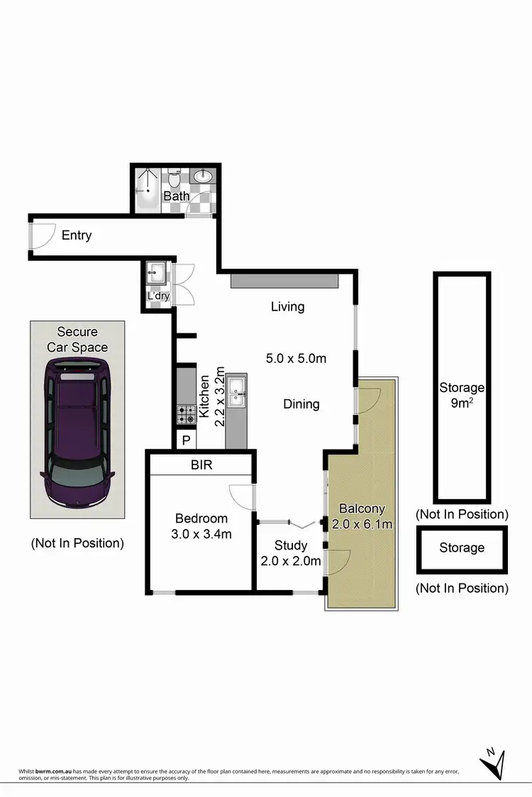Floorplan of Homely unit listing, 403B/7-13 Centennial Avenue, Lane Cove NSW 2066