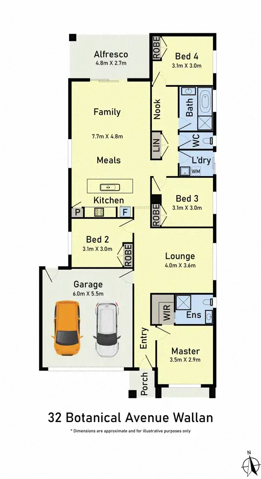 Floorplan of Homely house listing, 32 Botanical Avenue, Wallan VIC 3756