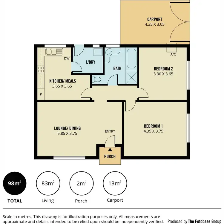 Floorplan of Homely house listing, 2/1 Esmond Street, Hyde Park SA 5061