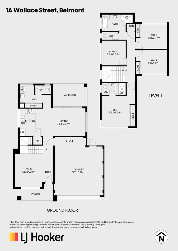 Floorplan of Homely house listing, 1A Wallace Street, Belmont WA 6104